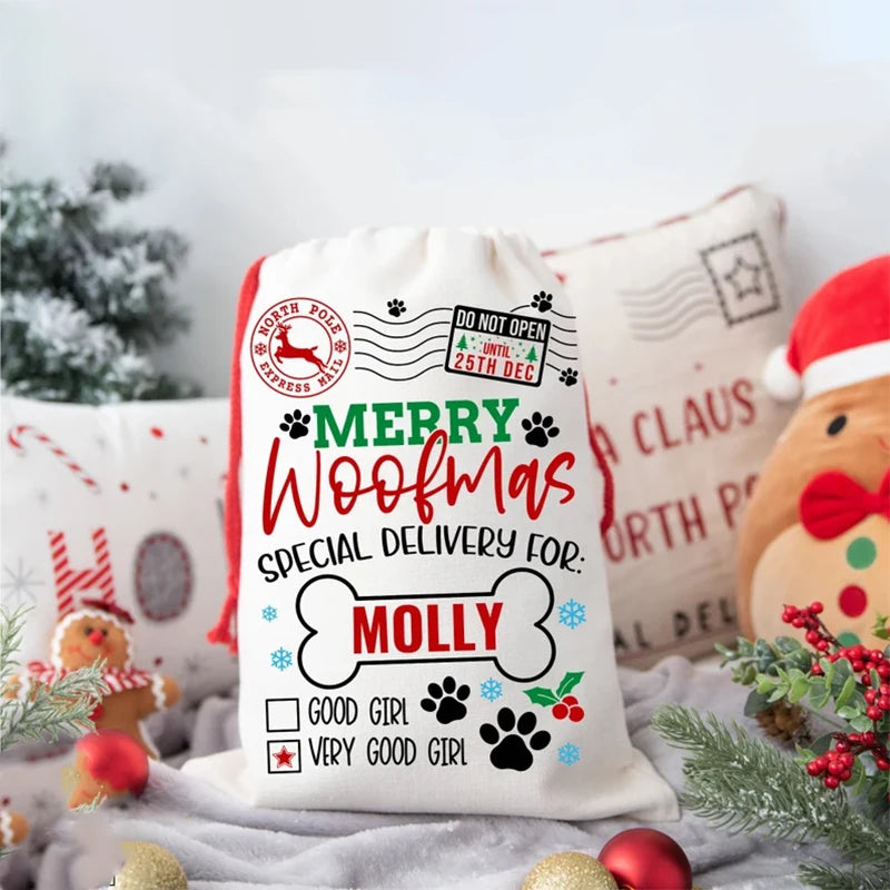 personalised Santa Claus sack